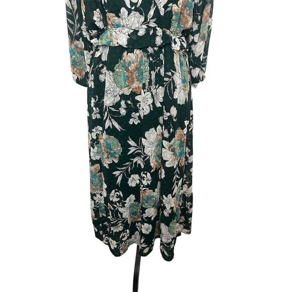 NWT RIVER ISLAND GREEN FLORAL BOHO INSPIRED STUNNING DRESS WOMENS SIZE 12 - Picture 5 of 7